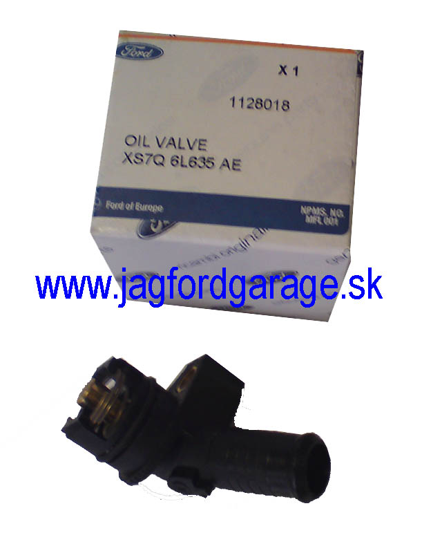 termostat (mal�) pri chladi�i oleja Ford - diesel DURATORQ