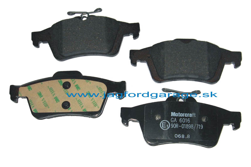 brzdov� platni�ky Motorcraft - zadn� komplet